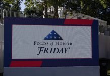 Ally Challenge Tees off With Folds of Honor Friday Celebration.